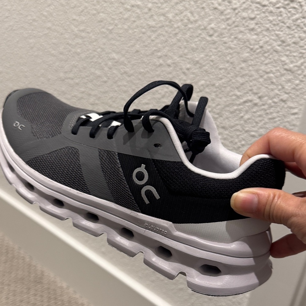 On Running Charcoal and Ash Sneakers